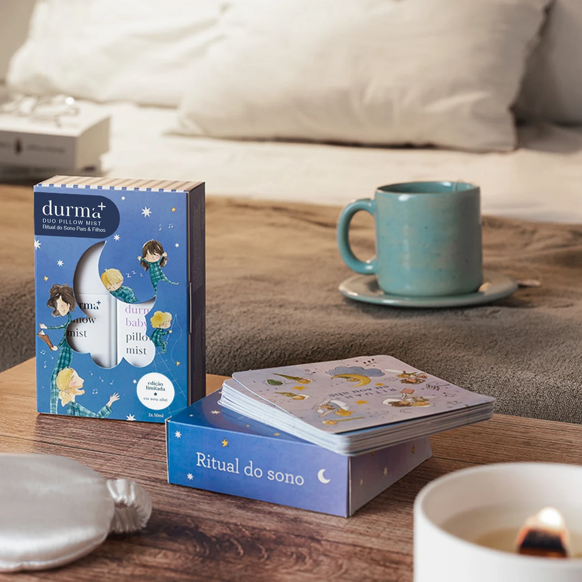 Kit completo Durma+ (Duo Pillow Mist + The Mantras kids)